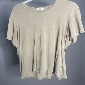 Buck Mason Light Tan Short Sleeve Tee
